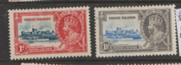 British Virgin Islands  1935  SG 103-4  Silver Jubilee Mounted Mint - Iles Vièrges Britanniques