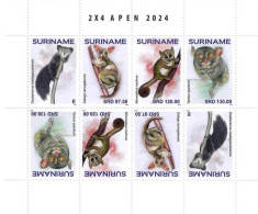 Suriname 2024, Monkey, Sheetlet - Monkeys