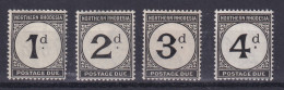 Northern Rhodesia: 1929/52   Postage Due     SG D1-D4      MH - Northern Rhodesia (...-1963)