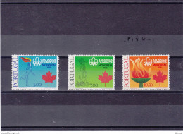 PORTUGAL 1976 JEUX OLYMPIQUES DE MONTREAL Yvert 1299-1301, Michel 1319-1321 NEUF** MNH Cote Yv 5 Euros - Neufs