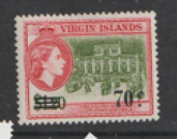 British Virgin Islands  1953  SG 171  70c  Surcharge  Mounted Mint - British Virgin Islands