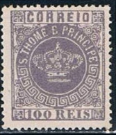 S. Tomé, 1870/7, # 7 Dent. 13 1/2, MNG - St. Thomas & Prince