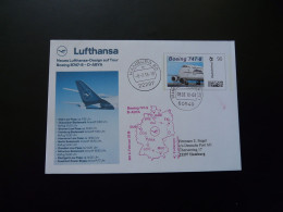 Lettre Vol Special Flight Cover Frankfurt Hamburg Boeing 747 Lufthansa 2018 (plusbrief Individuell) - Covers & Documents