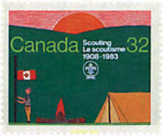 725335 HINGED CANADA 1983 75 ANIVERSARIO DEL ESCULTISMO - Autres & Non Classés