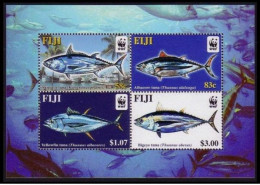 (011) Fiji  WWF  Fish Sheet / Bf / Bloc Poissons / Fische  ** / Mnh  Michel BL 45 - Fidji (1970-...)