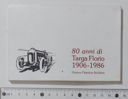 52352 80 Anni Di Targa Florio 1906-1986 - Cofanetto 6 Cartoline + Erinnofili - Apparel, Souvenirs & Other