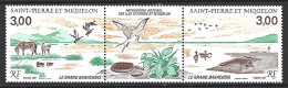 Timbre St Pierre Et Miquelon En Neuf **  Le Triptyque  N 485a/495a - Unused Stamps