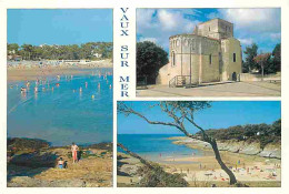 17 - Vaux Sur Mer - Multivues - Scènes De Plage - L'Eglise Romane - CPM - Voir Scans Recto-Verso - Vaux-sur-Mer