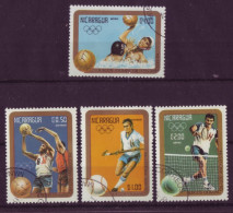 Amérique - Nicaragua - Los Angeles 84 - XXIII° Juegos Olimpicos  - 4 Timbres Différents - 6521 - Nicaragua