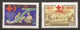 Russie URSS Moyta CCCP 1958 N° 2094 / 5 ** Croix-Rouge, Croix Rouge, Croissant, Guerre, Blessé, Infirmière, Bébé, Dunant - Unused Stamps