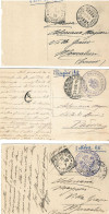 ITALIA - STORIA POSTALE MILITARE - LOTTO DI 3 CARTOLINE - F/P - V - Post & Briefboten