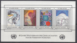 UNO WIEN  Block 3, Postfrisch **, 40 Jahre WFUNA, 1986 - Blocks & Sheetlets