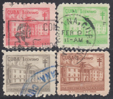 Cuba Beneficencia 36/39 1958 Consejo Nacional De Tuberculosis Para La Infancia - Andere & Zonder Classificatie