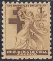 Cuba Beneficencia 4 1941 Consejo Nacional De Tuberculosis Para La Infancia  MH - Sonstige & Ohne Zuordnung