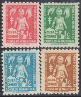 Cuba Beneficencia 28/31 1956 Consejo Nacional De Tuberculosis Para La Infancia - Andere & Zonder Classificatie