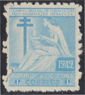 Cuba Beneficencia 9 1949 Consejo Nacional De Tuberculosis Para La Infancia MNH - Altri & Non Classificati