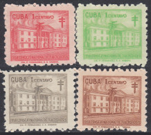 Cuba Beneficencia 36/39 1958 Consejo Nacional De Tuberculosis Para La Infancia - Sonstige & Ohne Zuordnung