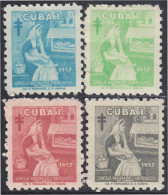 Cuba Beneficencia 32/35 1957 Consejo Nacional De Tuberculosis Para La Infancia - Autres & Non Classés