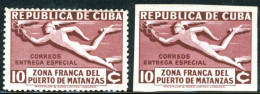 TRA1/VAR2 Cuba U6  Dentado Y Sin Dentar   MNH - Otros & Sin Clasificación