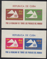 FAU3/S Cuba HB 19/20 1961  15ª Asamblea De La ONU Símbolo Paloma MNH - Sonstige & Ohne Zuordnung