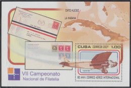 Cuba HB 229 2007 VII Campeonato Nacional De Filatelia MNH - Altri & Non Classificati