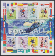 Cuba HB 173A 2002 Copa Del Mundo De Fútbol MNH - Otros & Sin Clasificación