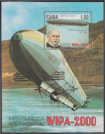 Cuba HB 161 2000 Exposición Filatélica En Austria. Zeppelins MNH - Andere & Zonder Classificatie
