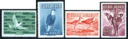 FAU2  Cuba A- 202/02C 1960/62 Pájaros Birds MNH - Autres & Non Classés