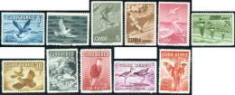 Cuba A- 135/45 1956 Fauna Pájaros Birds MNH - Altri & Non Classificati