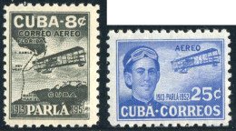 TRA1 Cuba A- 60/61 1952 Aviador Agustín Parlá MNH - Otros & Sin Clasificación