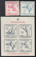 DEP1/S  Cuba A- 212/13+ HB 17 1960 JJOO Roma Deportes Nuevas Sin Fijasellos MN - Otros & Sin Clasificación