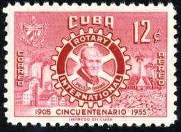 FL3/VAR3/S Cuba A- 107 1955 Rotary International Paul P. Harris MNH - Other & Unclassified