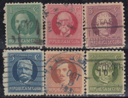 Cuba 184/89 1925/45 Hombres De Estado Usados - Autres & Non Classés