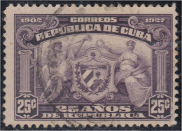 Cuba 190 1927 25º Aniversario De La República  Usado - Altri & Non Classificati