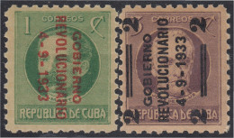 Cuba 217/18 1933 Gobierno Revolucionario MNH - Autres & Non Classés