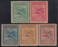 Cuba 207/11 1930 2º Juegos Deportivos De América Central MNH - Altri & Non Classificati