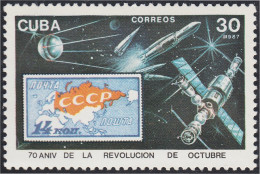 Cuba 2809 1987 70 Aniversario De La Revolución De Octubre MNH - Other & Unclassified