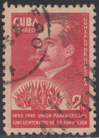 Cuba 262 1940 Gonzalo De Quesada Usados - Other & Unclassified