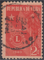 Cuba 263 1940 Lions International Convención En La Habana Usados - Otros & Sin Clasificación