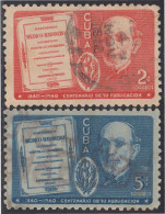 Cuba 264/65 1940 100 Años De La Publicación De Repertorio Médico Habanero Por  - Andere & Zonder Classificatie