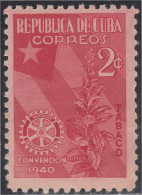 Cuba 266 1940 Lions International Convención En La Habana Sin Goma - Autres & Non Classés