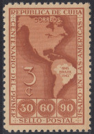 Cuba 288 1944 Centenario Del Primer Sello Postal Sin Goma - Altri & Non Classificati