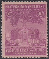 Cuba 272 1942/43 Árbol De La Fraternidad En La Habana MH - Autres & Non Classés