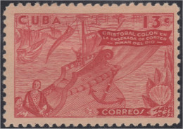 Cuba 293 1944 Cristobal Colón En La Ensenada De Cortés MH - Andere & Zonder Classificatie