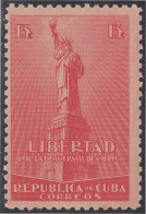 Cuba 273 1942/43 Estatua De La Libertad Sombras Del Tiempo MNH - Altri & Non Classificati