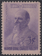 Cuba 287 1944 Mayor Gral. Carlos Roloff MNH - Autres & Non Classés