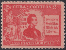 Cuba 294 1945 Gabriel De La Concepción Valdés MNH - Autres & Non Classés