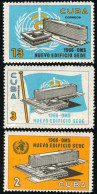 MED  Cuba 993/95 1966 Edificio Sede De La Organización Mundial De La Salud MNH - Sonstige & Ohne Zuordnung