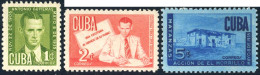 MED  Cuba 350/52 1951 Antonio Guiteras MNH - Sonstige & Ohne Zuordnung