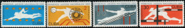 DEP4  Cuba 872/75 1965 Primeros Juegos Deportivos Nacionales MNH - Autres & Non Classés